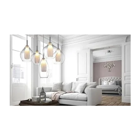 Lampa wisząca nowoczesna Amber Milano chrom AZ3076 - AZzardo